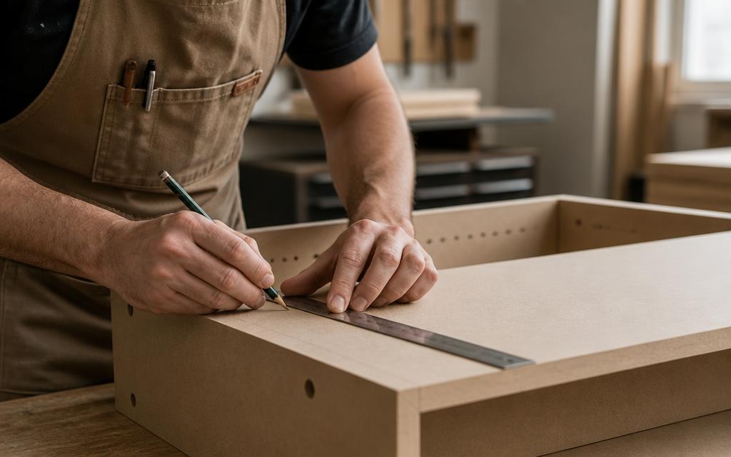 Chapas de MDF em ambiente industrial